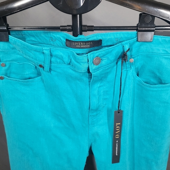 Turquoise Women's Jeans - Picture 2 of 14
